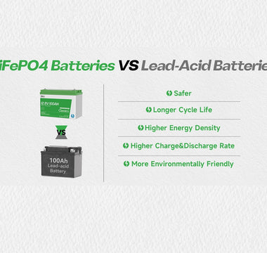 The 5 Advantages of LiFePO4 Batteries over Lead-Acid Batteries