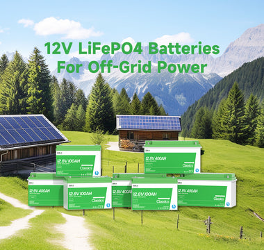 LiFePO4 Batteries for Off-Grid Systems🏘️