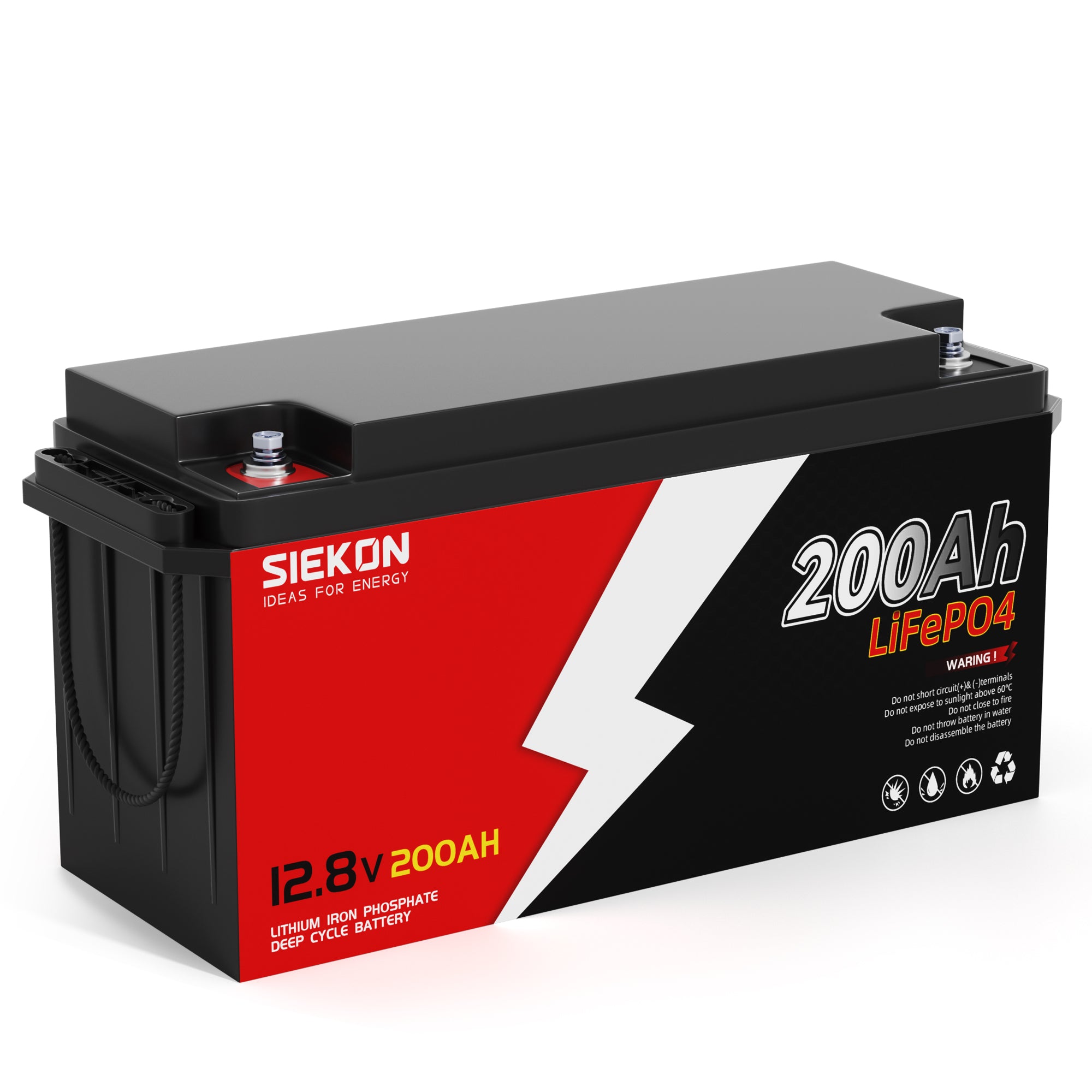 Siekon 12V 200Ah LiFePO4 battery | classic
